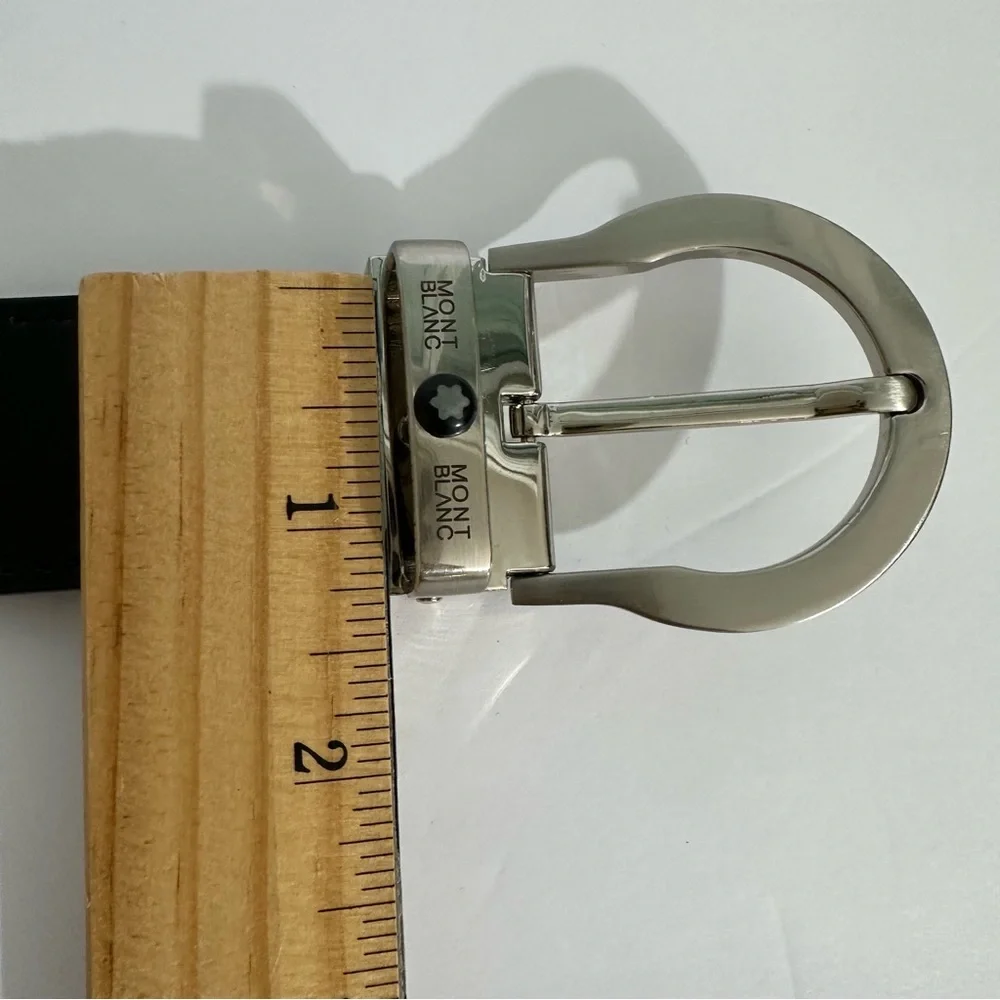 Mont Blanc two tone men’s belt - Picture 9 of 15